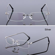 Load image into Gallery viewer, Rimless Alloy Eyeglasses Frames Women Men Flexible Optical Eyeglasses Frame Prescription Spectacles Frameless Eye Glasses