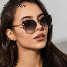 Load image into Gallery viewer, Rimless Cat Eye Sunglasses For Women  Brand Design Metal Sun Glasses Lady Punk Glasses Eyewear oculos gafas de sol