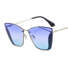Load image into Gallery viewer, Rimless Cat Eye Sunglasses Women 2023  Brand Cateye Sun Glasses for Ladies Trendy Frameless Sunglass