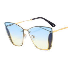 Load image into Gallery viewer, Rimless Cat Eye Sunglasses Women 2023  Brand Cateye Sun Glasses for Ladies Trendy Frameless Sunglass
