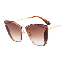 Load image into Gallery viewer, Rimless Cat Eye Sunglasses Women 2023  Brand Cateye Sun Glasses for Ladies Trendy Frameless Sunglass