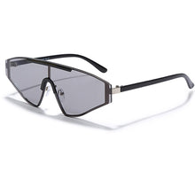 Load image into Gallery viewer, Rimless Cat Eye Sunglasses Women  Brand Mirror Gradient Punk Sunglasses Men Sunglasses Oversized Eyewear Oculos