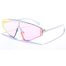 Load image into Gallery viewer, Rimless Cat Eye Sunglasses Women  Brand Mirror Gradient Punk Sunglasses Men Sunglasses Oversized Eyewear Oculos