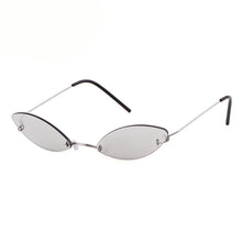 Load image into Gallery viewer, Rimless Cat Eye Sunglasses Women Men Vintage Sun Glasses Men Small Frames Retro Eyeglasses Steampunk Eyewear UV400