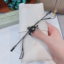 Load image into Gallery viewer, Rimless Diamond Rimmed Glasses Myopic Presbyopia Glasses Frame Men And Women Net Red Glasses