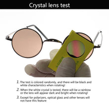 Load image into Gallery viewer, Rimless Glass Sunglasses Man Woman Natural Crystal Stone Sun Glasses Round Vintage Driver Shades Male Anti Eye Dry Scratch UV400