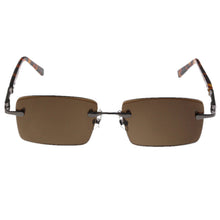 Load image into Gallery viewer, Rimless Glass Sunglasses Man Woman Vintage Natural Crystal Stone Sun Glasses Acetate Glasses Frame Retro  UV400