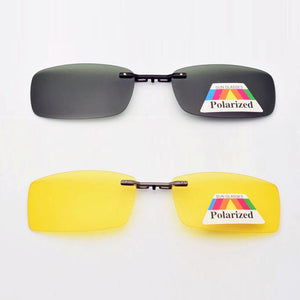 Rimless Glasses Eyeglasses Small Optical Spectacles Yellow night vision goggles Magnetic Polarized Sunglasses Clip UV400 Goggles