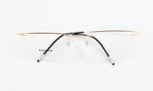 Load image into Gallery viewer, Rimless Glasses Frame Women Titanium Ultralight Eyeglasses Prescription Frameless Cat Eye Eyewear Myopia Optical Frame