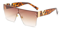 Load image into Gallery viewer, Rimless Glasses Men Oversized Square sunglasses women 2022  Big Frame One Piece Lens Sun Glasses Gradient Driving