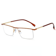 Load image into Gallery viewer, Rimless Men Glasses Rectangle Eyeglasses Man Simple Trendy Anti-Blue Light Computer Office Transparent Eyewear European Okulary