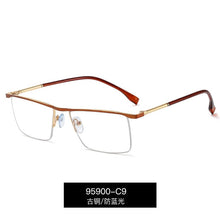 Load image into Gallery viewer, Rimless Men Glasses Rectangle Eyeglasses Man Simple Trendy Anti-Blue Light Computer Office Transparent Eyewear European Okulary