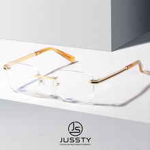 Load image into Gallery viewer, Rimless Prescription Glasses Frame Men Myopia Optical Eyeglasses Frame Male Clear Luxuyr Brand High End Korean Spectacles Frame