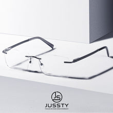 Load image into Gallery viewer, Rimless Prescription Glasses Frame Men Myopia Optical Eyeglasses Frame Male Clear Luxuyr Brand High End Korean Spectacles Frame