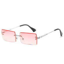 Load image into Gallery viewer, Rimless Rectangle Sunglasses Women Men&#39;s Square Brand Glassrs Shades Male Sun Glasses 2023 Oculos de sol UV400 Eyewear