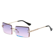 Load image into Gallery viewer, Rimless Rectangle Sunglasses for Women Frameless Square Glasses for Men Ultralight UV400 Eyewear Unisex