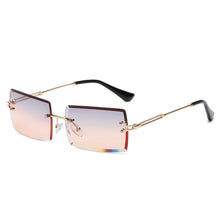 Load image into Gallery viewer, Rimless Rectangle Sunglasses for Women Frameless Square Glasses for Men Ultralight UV400 Eyewear Unisex
