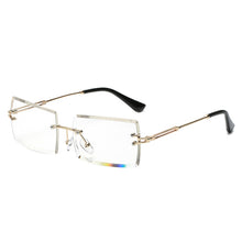 Load image into Gallery viewer, Rimless Rectangle Sunglasses for Women Frameless Square Glasses for Men Ultralight UV400 Eyewear Unisex