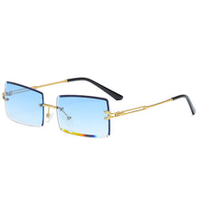 Load image into Gallery viewer, Rimless Rectangle Sunglasses for Women Frameless Square Glasses for Men Ultralight UV400 Eyewear Unisex