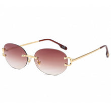 Load image into Gallery viewer, Rimless Small And Exquisite Round Shape Trimming Sunglasses Women Multiple Colors Metal Line Gradient Female Eyeglasses  Ladies