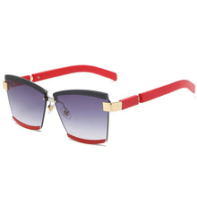 Load image into Gallery viewer, Rimless Square  Brand Designer Sunglasses Women Men Gradient Big Frames Sun Glasses Female Shades UV400 Vintage Glasses