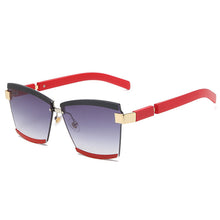 Load image into Gallery viewer, Rimless Square  Brand Designer Sunglasses Women Men Gradient Big Frames Sun Glasses Female Shades UV400 Vintage Glasses
