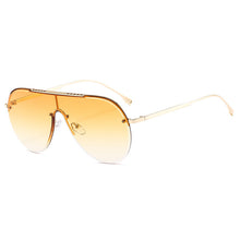 Load image into Gallery viewer, Rimless Square Sunglasses Women  Brand Designer Sunglasses Oversied Gradient Sunglasses Men Shades UV400 Vintage Glasses