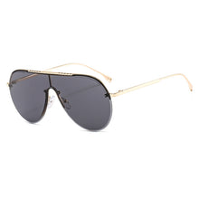 Load image into Gallery viewer, Rimless Square Sunglasses Women  Brand Designer Sunglasses Oversied Gradient Sunglasses Men Shades UV400 Vintage Glasses