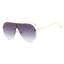 Load image into Gallery viewer, Rimless Square Sunglasses Women  Brand Designer Sunglasses Oversied Gradient Sunglasses Men Shades UV400 Vintage Glasses