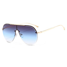 Load image into Gallery viewer, Rimless Square Sunglasses Women  Brand Designer Sunglasses Oversied Gradient Sunglasses Men Shades UV400 Vintage Glasses
