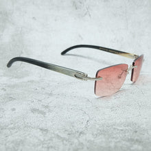 Load image into Gallery viewer, Rimless Sunglasses Men  Carter Desinger Shades For Women Square Glasses Lentes De Sol Mujer Fill Prescription