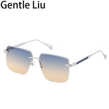 Load image into Gallery viewer, Rimless Sunglasses Men Vintage Square 2023 Frameless Sun Glasses for Women Retro Eyewear UV400 Gafas De Sol Hombre