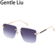 Load image into Gallery viewer, Rimless Sunglasses Men Vintage Square 2023 Frameless Sun Glasses for Women Retro Eyewear UV400 Gafas De Sol Hombre