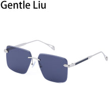 Load image into Gallery viewer, Rimless Sunglasses Men Vintage Square 2023 Frameless Sun Glasses for Women Retro Eyewear UV400 Gafas De Sol Hombre