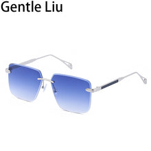 Load image into Gallery viewer, Rimless Sunglasses Men Vintage Square 2023 Frameless Sun Glasses for Women Retro Eyewear UV400 Gafas De Sol Hombre