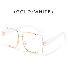 Load image into Gallery viewer, Rimless Sunglasses Square Popular Women Men Shades Small Grandient Sun Glasses For Female Vintage Traveling Black Oculos