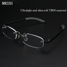 Load image into Gallery viewer, Rimless TR90 frame Nearsighted glass Ultralight Boxed Shortsighted Myopia glasses Boxed  Women Men -1.0 -1.5 -2 -2.5 -3 -3.5 -4