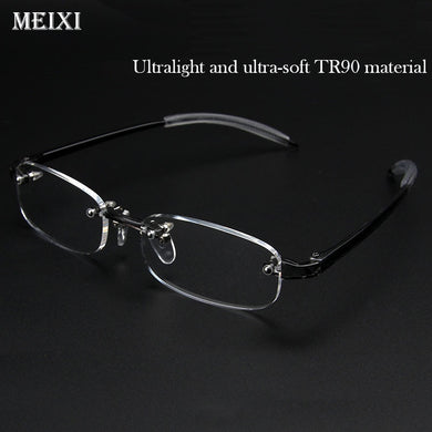 Rimless TR90 frame Nearsighted glass Ultralight Boxed Shortsighted Myopia glasses Boxed  Women Men -1.0 -1.5 -2 -2.5 -3 -3.5 -4