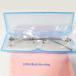 Rimless TR90 frame Nearsighted glass Ultralight Boxed Shortsighted Myopia glasses Boxed  Women Men -1.0 -1.5 -2 -2.5 -3 -3.5 -4