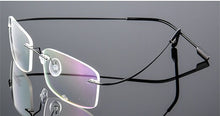 Load image into Gallery viewer, Rimless Titanium Eyeglasses Frames Men Flexible Optical Frame Prescription Spectacle Frameless Glasses Women Eye glasses