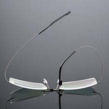 Load image into Gallery viewer, Rimless Titanium Eyeglasses Frames Women Men Flexible Optical Frame Prescription Spectacle Frameless Glasses Eye glasses
