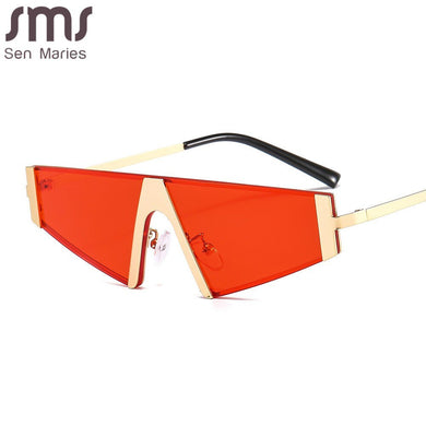 Rimless Vintage Designer Sunglasses for Women Men  Brand Small Square Frame Eyewear Sun Glasses Shades Oculos UV400