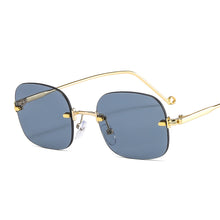 Load image into Gallery viewer, Rimless Vintage Sunglasses Women Men Retro Square Sun Glasses  Men Women  Brand Designer Shades Eyewear