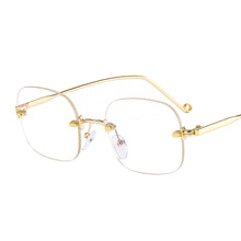 Load image into Gallery viewer, Rimless Vintage Sunglasses Women Men Retro Square Sun Glasses  Men Women  Brand Designer Shades Eyewear