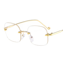 Load image into Gallery viewer, Rimless Vintage Sunglasses Women Men Retro Square Sun Glasses  Men Women  Brand Designer Shades Eyewear