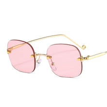 Load image into Gallery viewer, Rimless Vintage Sunglasses Women Men Retro Square Sun Glasses  Men Women  Brand Designer Shades Eyewear
