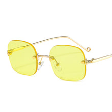 Load image into Gallery viewer, Rimless Vintage Sunglasses Women Men Retro Square Sun Glasses  Men Women  Brand Designer Shades Eyewear