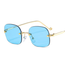 Load image into Gallery viewer, Rimless Vintage Sunglasses Women Men Retro Square Sun Glasses  Men Women  Brand Designer Shades Eyewear