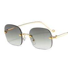Load image into Gallery viewer, Rimless Vintage Sunglasses Women Men Retro Square Sun Glasses  Men Women  Brand Designer Shades Eyewear