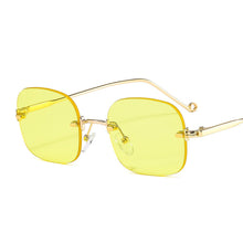 Load image into Gallery viewer, Rimless Vintage Sunglasses Women Men Retro Square Sun Glasses  Men Women  Brand Designer Shades Eyewear